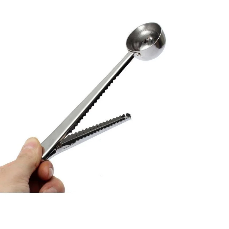 1 шт. из нержавеющей стали кофе фруктовый мороженое Круглый совок с зажимом