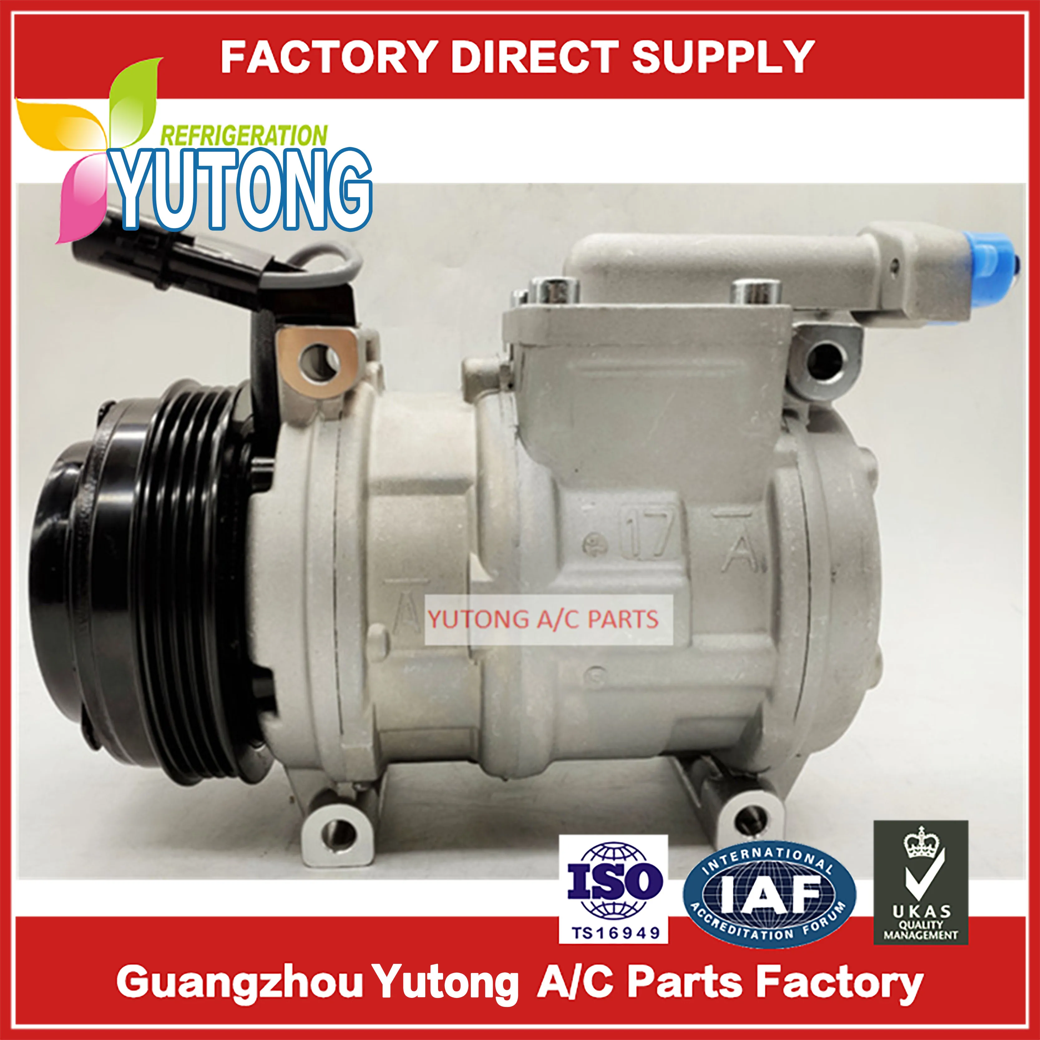 

AC Compressor For IVECO 447170-5430 447170-8610 447200-4820 447200-5750 500341617 500391499 99488569 4471705430 4471708610 4