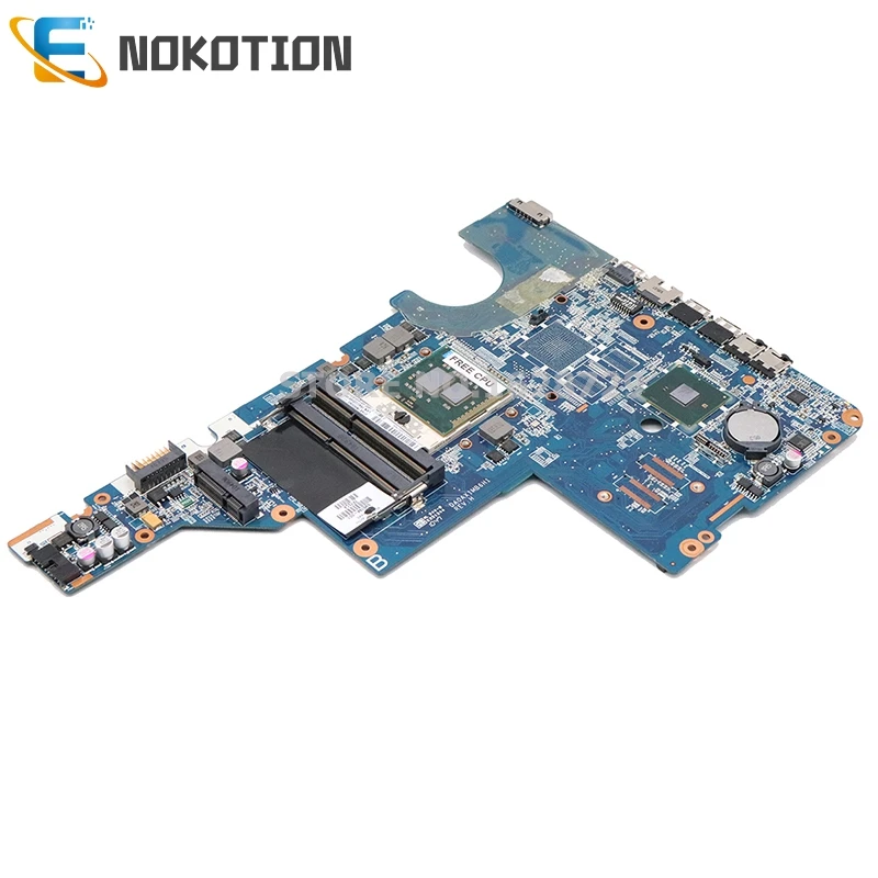 NOKOTION 595184-001 аккумулятор большой емкости DA0AX1MB6H1 для hp CQ62 CQ42 G62 G42 G72 Материнская плата ноутбука DDR3 HM55 процессор
