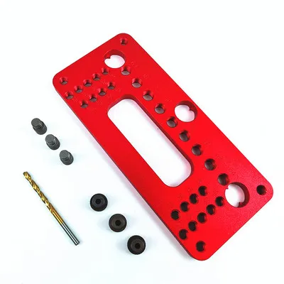 Red A Мебельная ручка сверлильный кондуктор - Цвет: Red A