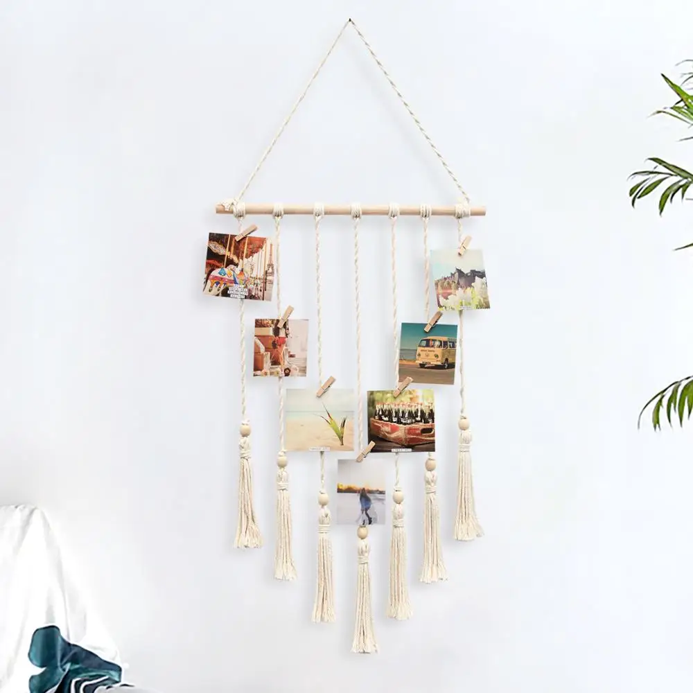 Гобелен для макраме ручной работы настенный хлопковый шнур художественный