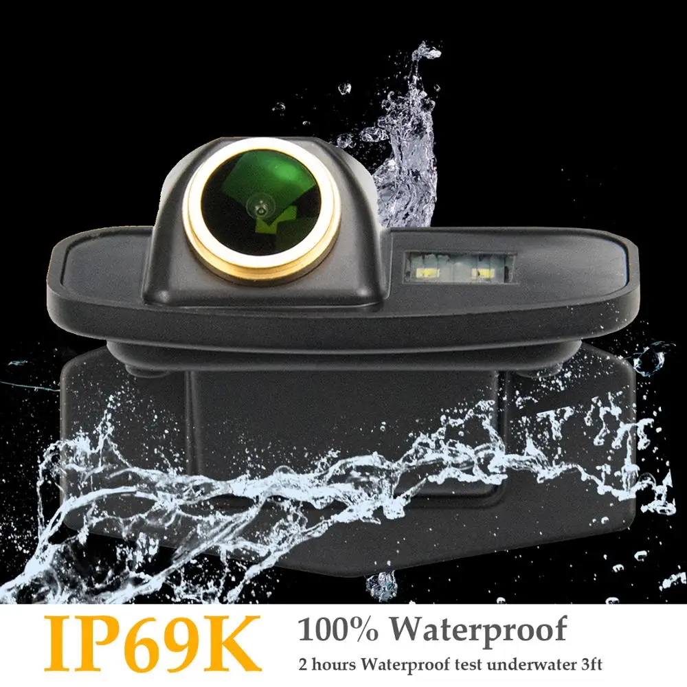 

HD 1280x720p 18 мм Золотая камера заднего вида для Honda CRV CR-V Odyssey Fit Jazz Elysion Crosstour Jade