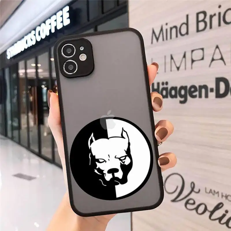 

Cute cats and dogs funny Phone Case Matte Transparent for iPhone 7 8 11 12 s mini pro X XS XR MAX Plus cover funda