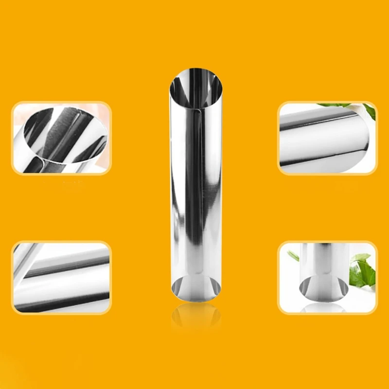 

Stainless Steel Baking Cones Horn Pastry Roll Cake Mold Spiral Baked Croissants Tubes Cookie Dessert Tool for Kitchen 2021