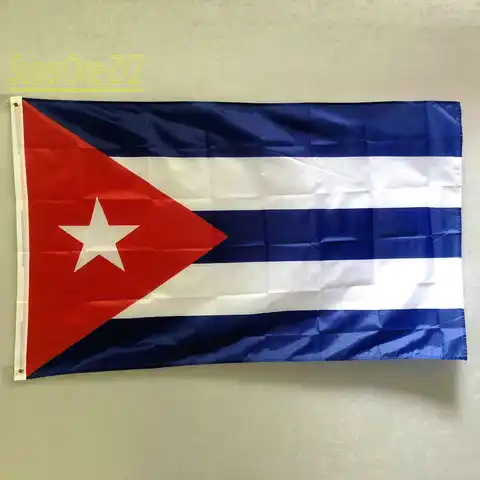 ZXZ Бесплатная доставка, флаг Кубы, 90x150 см, 3x5 футов, полиэстер, куб, флаг Кубы, баннеры, комнатное и уличное украшение для дома
