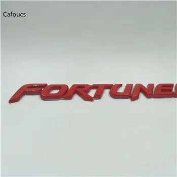 Red Для Toyota Fortuner SUV Автомобильный задний логотип эмблема лента наклейка 3d Наклейка знак табличка 240*24 мм - Название цвета: Red