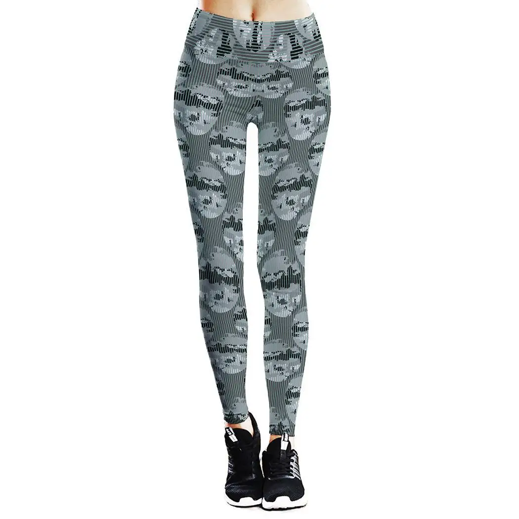 Женские повседневные с принтом высокой талией зимние весенние осенние длинные