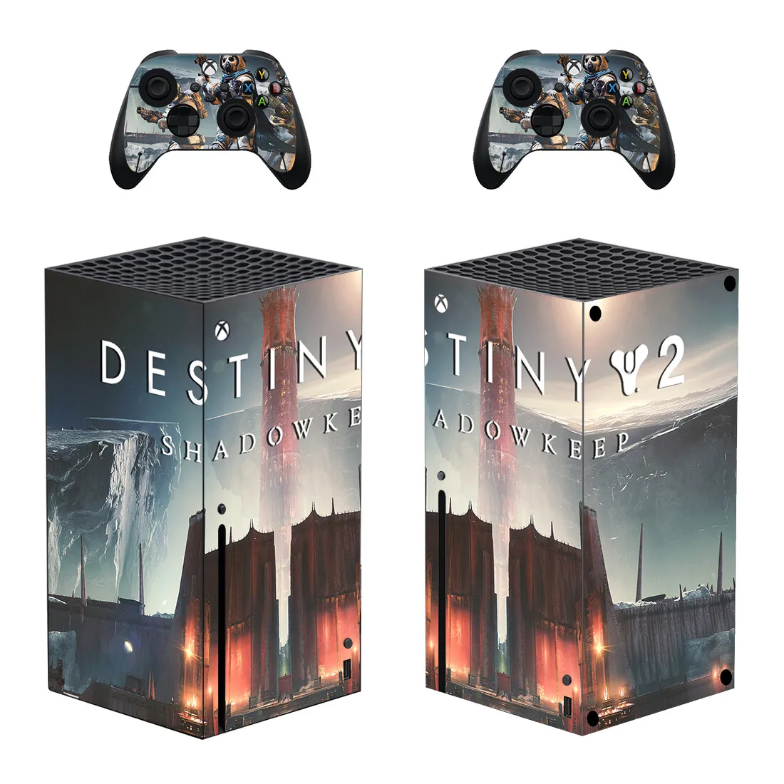 Игра Destiny кожи Стикеры наклейка чехол для Xbox серии X Slim консоли и 2 контроллера