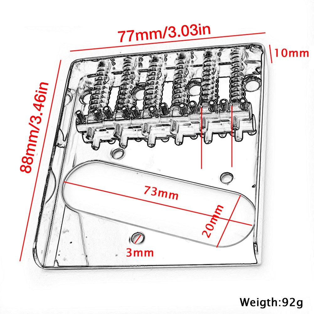 telecaster vintage tele aschenbecher stil elektrische gitarre brücke chrome sättel für telecaster gitarren fender tele ersatz free glob