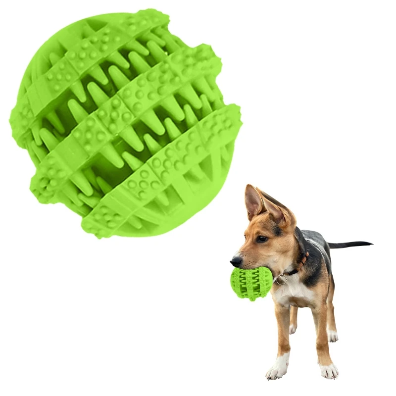 

Зубчатый мяч для жевания собак, портативные аксессуары для дрессировки питомцев, кусает и тренировочный мяч для маленьких и средних собак