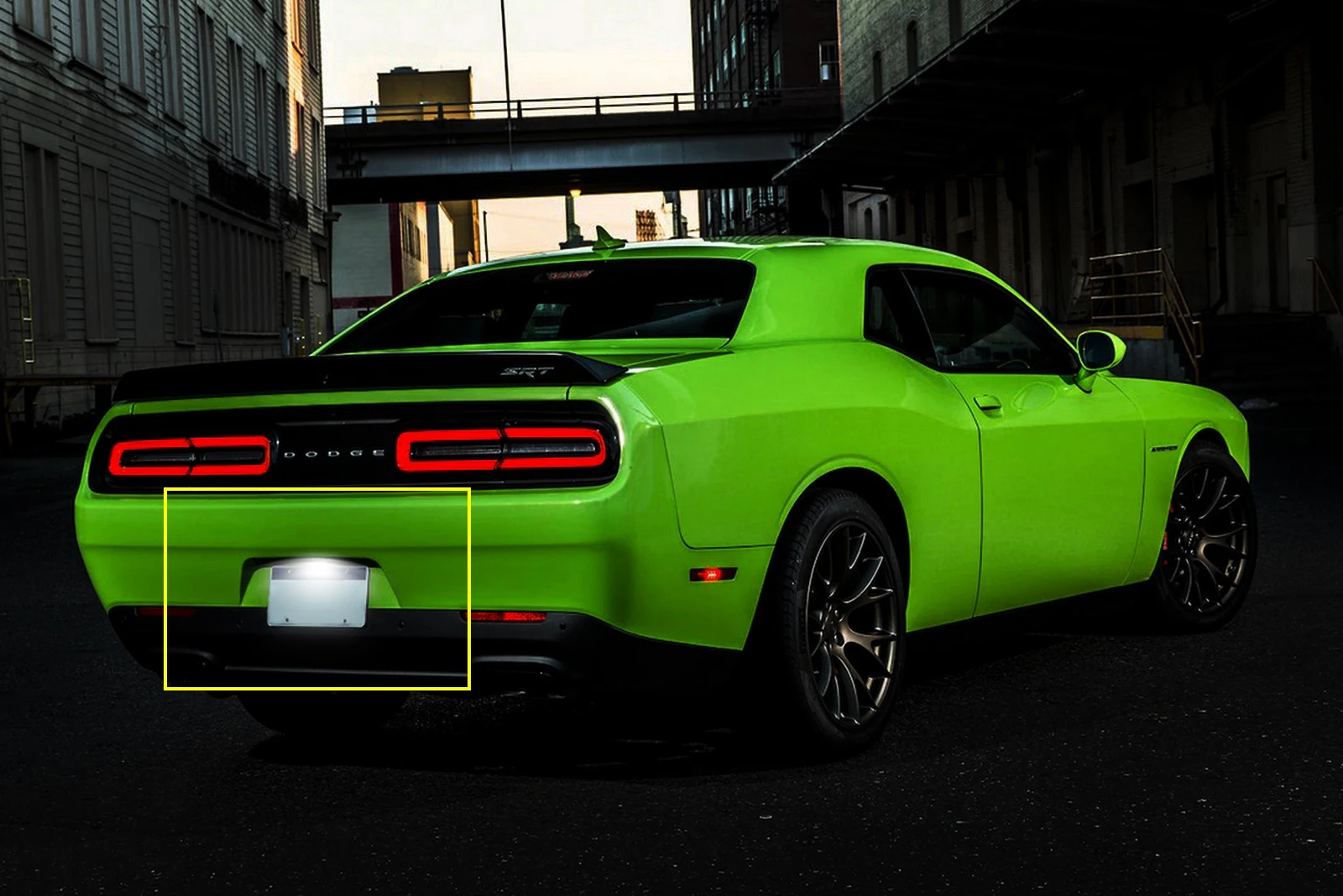 Белая светодиодная лампа освещения номерного знака для Dodge Avenger Challenger Charger Magnum