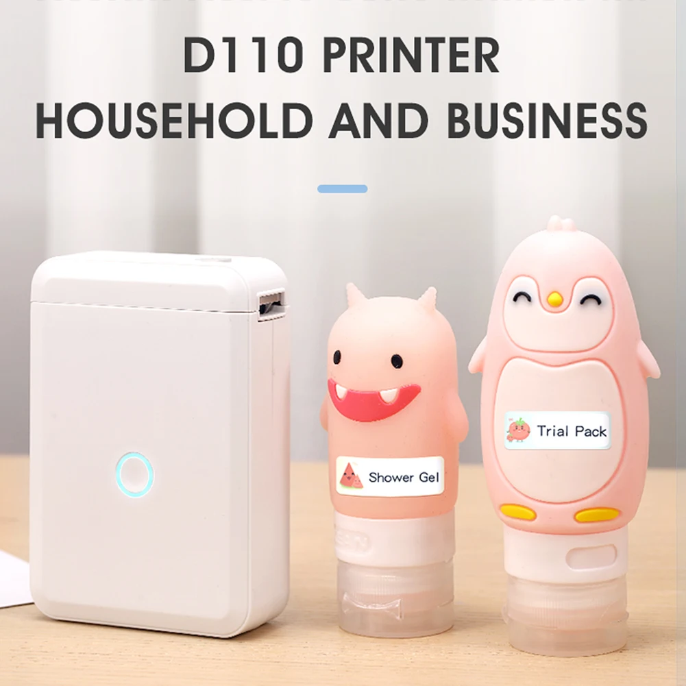 

Portable Thermal Printer MINI Print Photo Pocket Thermal Label Printer 12mm Printing Wireless Bluetooth Android IOS Printers