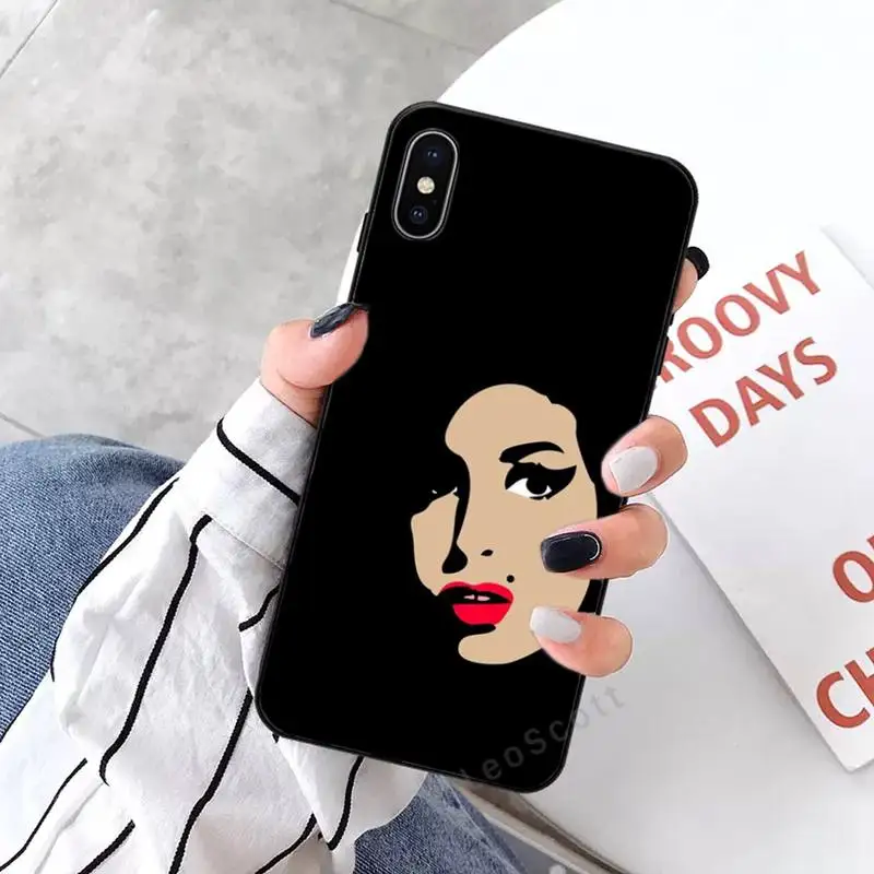 

Amy Winehouse Phone Case for iPhone 11 12 mini pro XS MAX 8 7 6 6S Plus X 5S SE 2020 XR