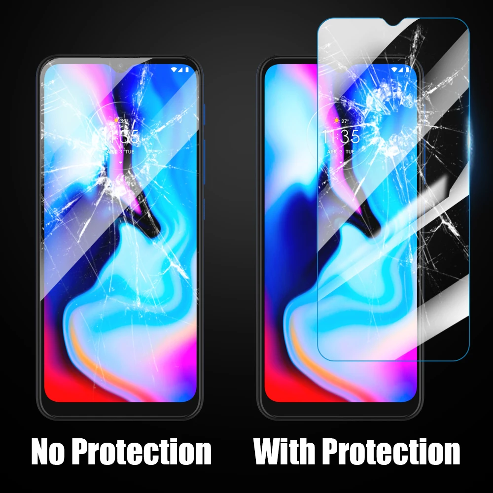 clear screen protector tempered glass protective film for motorola moto e40 e30 e20 e7i e7 e6s e6 plus z4 z3 power play z2 force free global shipping