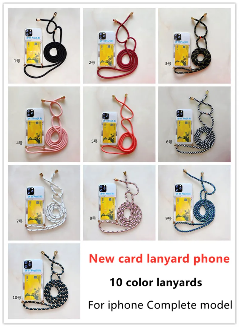 Прозрачный чехол для телефона с держателем карт iPhone 11 Pro XS Max 5 5s SE2020 6 6S 7 8 Plus X XR