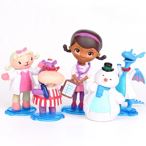 5 шт.лот, ламби, ягненок, душный дракон, Детский Снеговик, Хэлли, бегемотик, Набор фигурок, подарки для детей