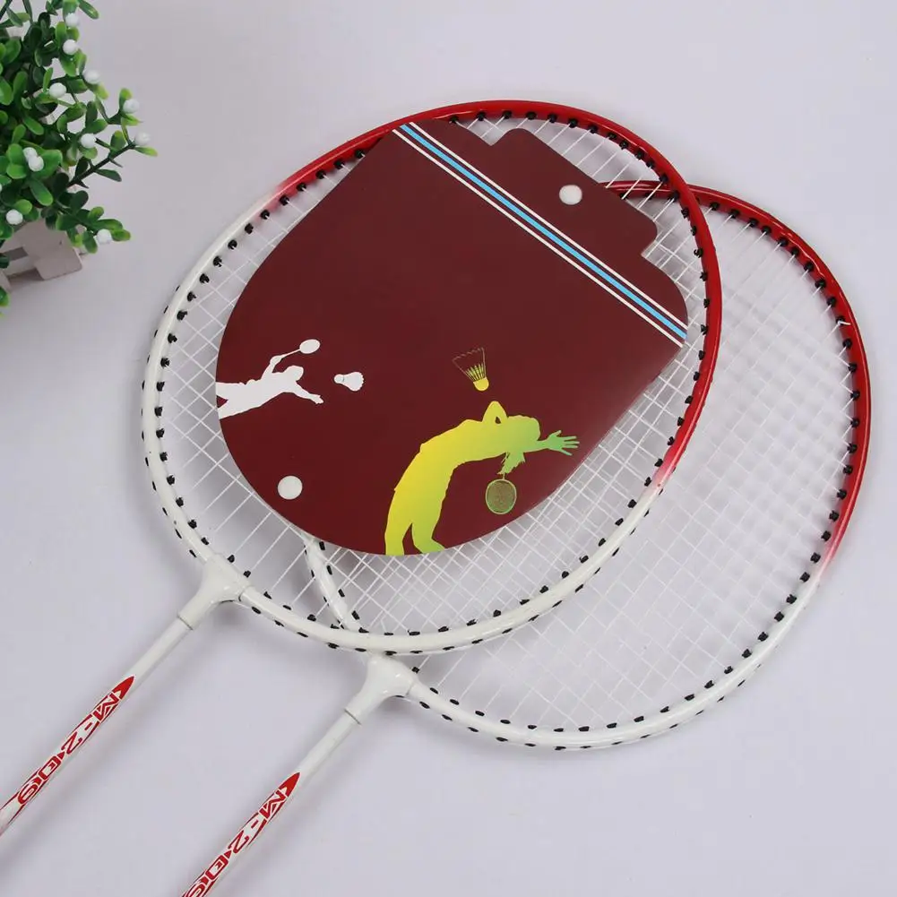 Hobbyline прочная уличная бадминтон 1 пара ракеток для бадминтона высокопрочная