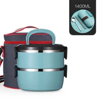 304 stainless steel thermal lunch box leakproof office student camping thermos bento boxs portable food storage container set