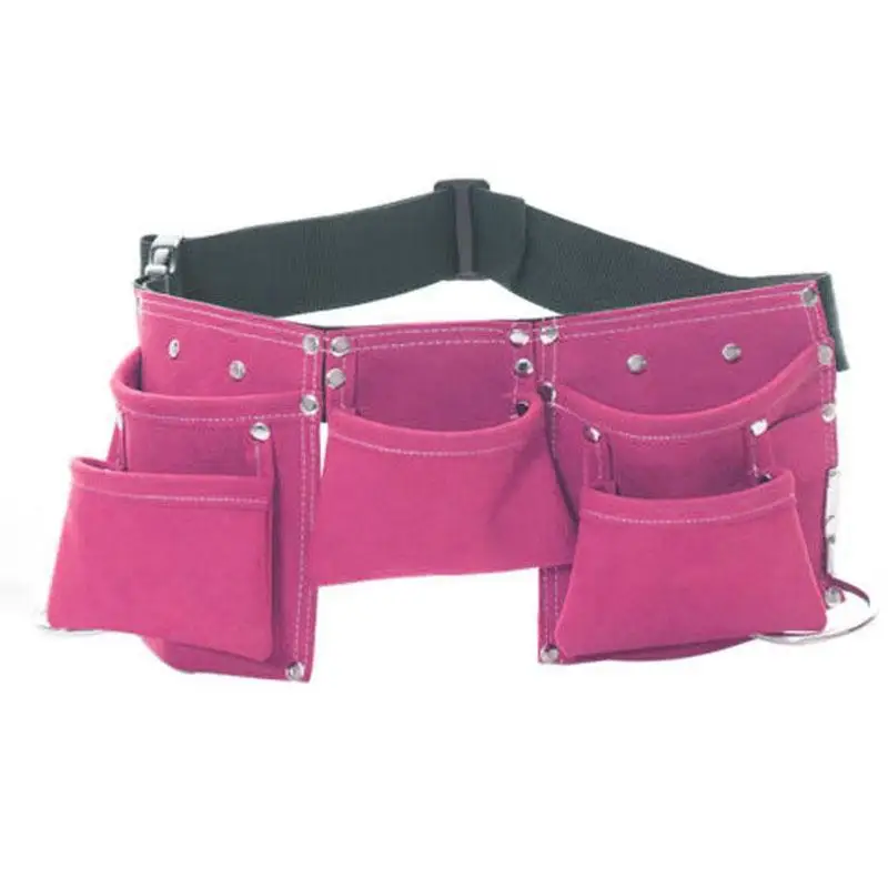 Детский кожаный чехол для инструментов Adeeing карманы с регулируемым ремнем