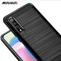 for samsung galaxy a70s case carbon fiber cover shockproof phone case for samsung a 70 s cover flex silicone bumper fit shell