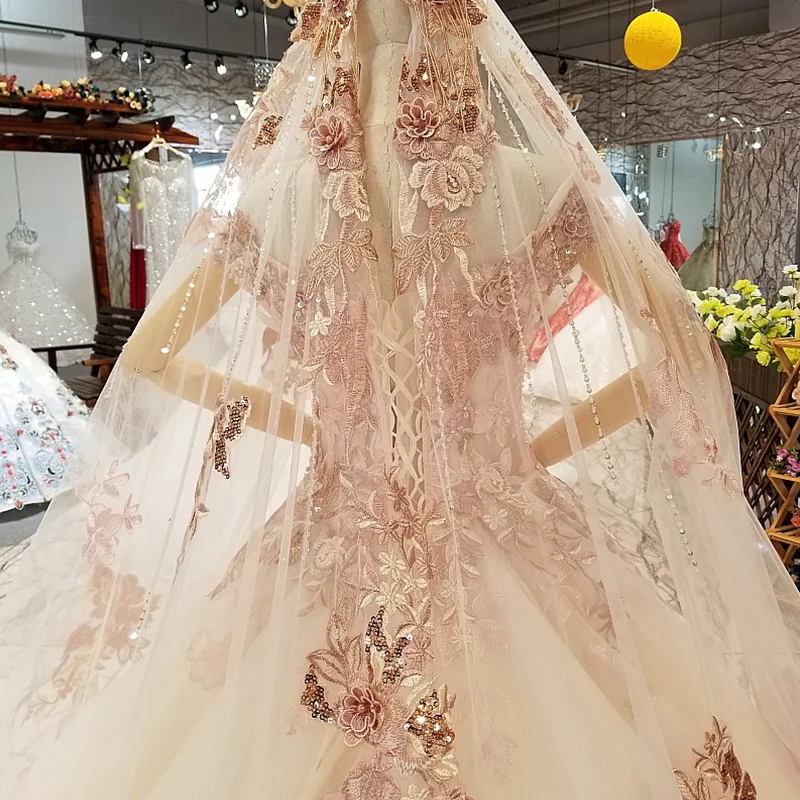 LS936111 кривая форма цвет цветы вечерние платья с плеча возлюбленная женщина случай