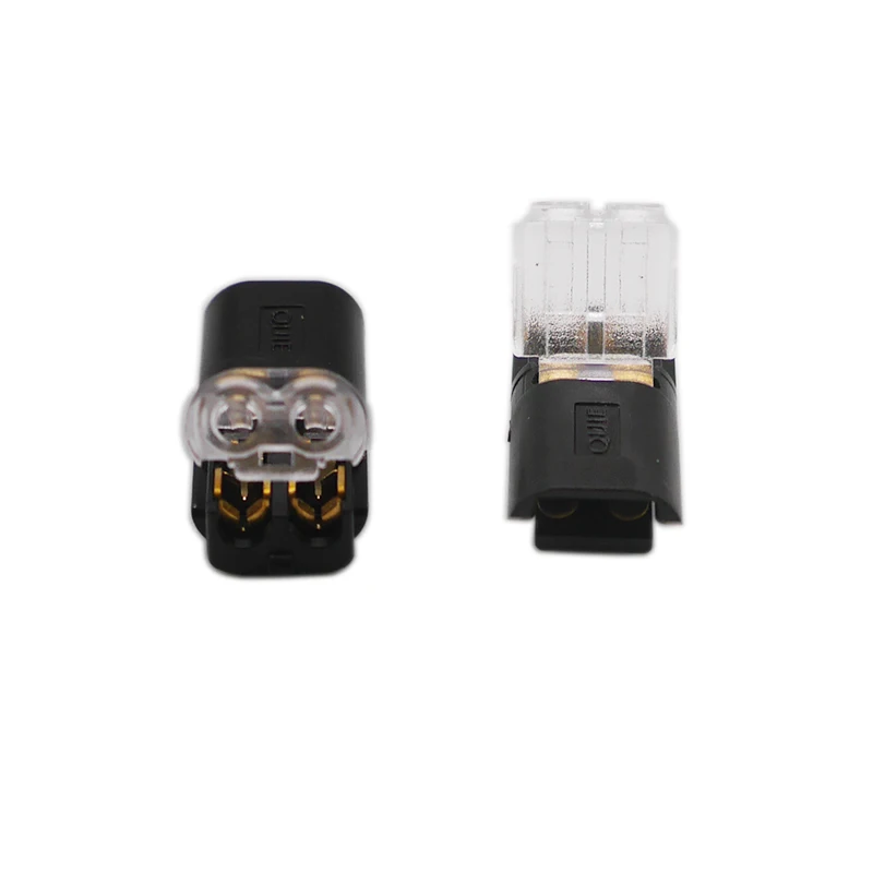 5-100 шт. 2-контактный пружинный скотч-замок коннектор 24-18AWG для светодиодной ленты