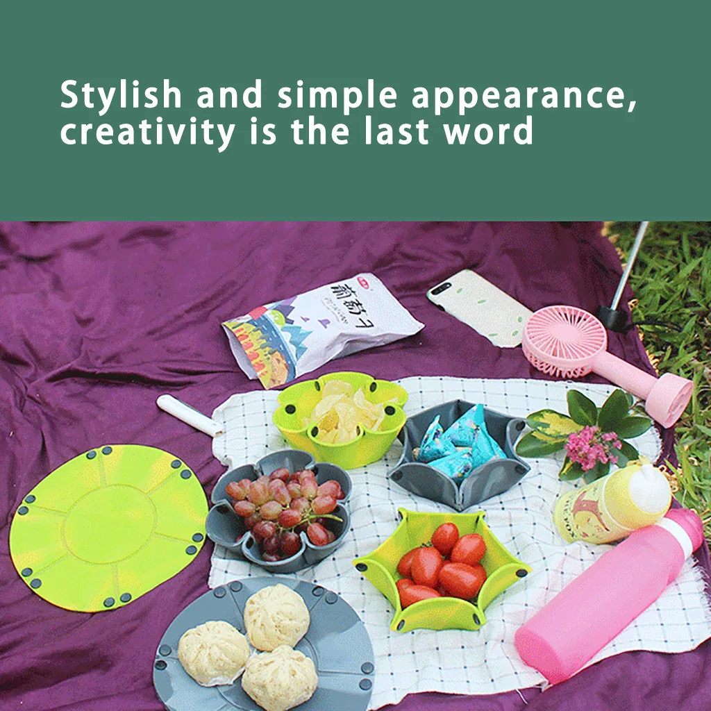 Блюдо для фруктов чашка закусок конфеты из ореха сухие Силиконовые пластины