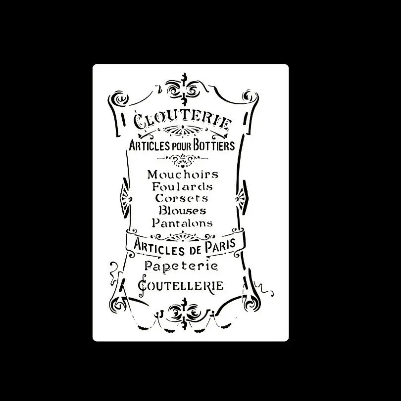 Трафареты формата А4 29*21 см настенная живопись шаблон для раскраска скрапбукинга