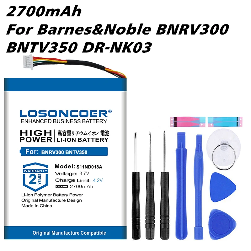 DR-NK03 MLP305787 S11ND018A Аккумулятор для Barnes &amp Noble BNRV300 BNTV350 Nook Простой сенсорный 6 onyx boox Newton