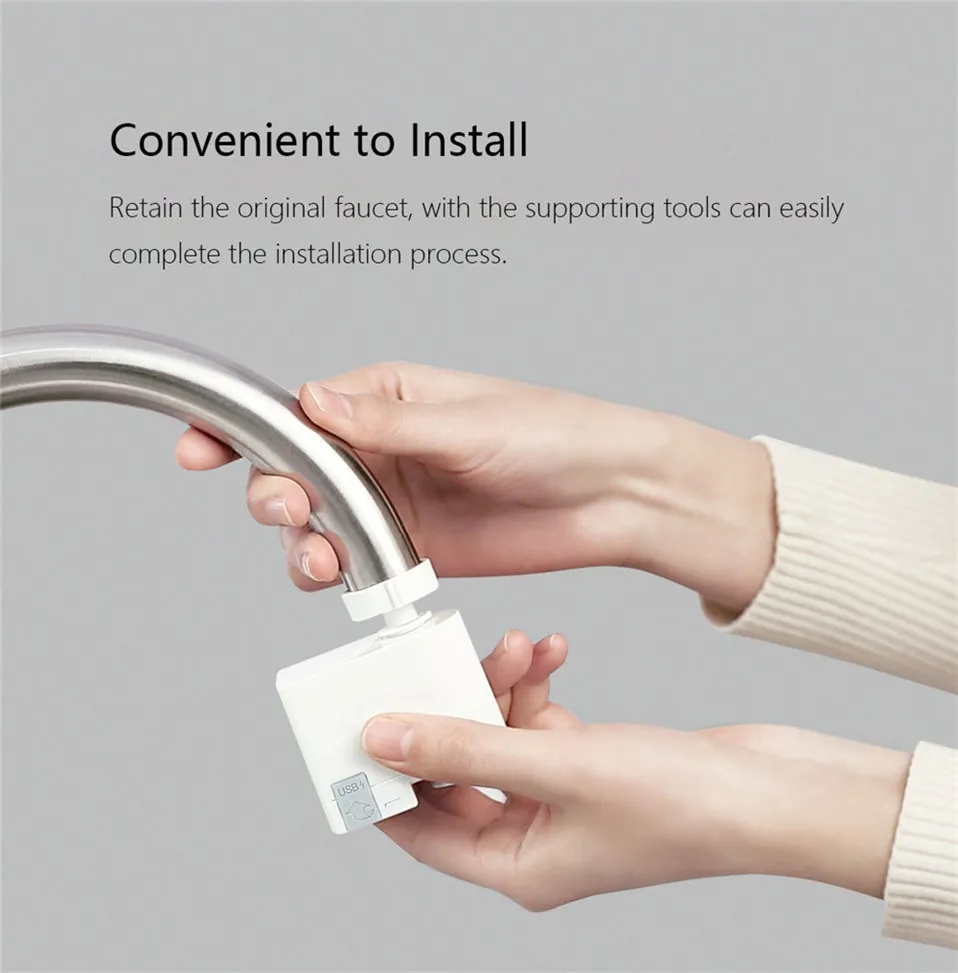 Xiaomi Zajia Индукционная водонагреватель переливание умный кран датчик Инфракрасный