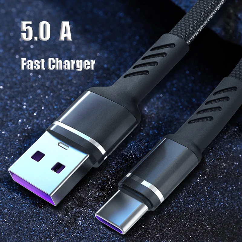 5А Supercharge USB Type C кабель для Huawei p20 5A Быстрая зарядка Быстрый зарядный Honor V10|Кабели
