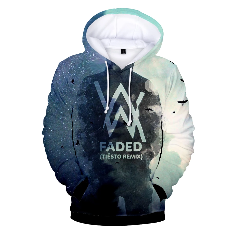 Alan Walker и Alan Walker Выцветшая диджейская осенняя и зимняя спортивная хип-хоп шапка уличная звезда Повседневная С Капюшоном fir sports fir - Цвет: Золотой