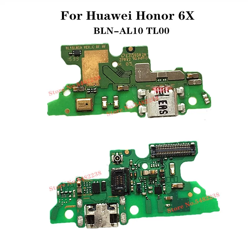 

Original USB Charging Port Dock MIC Flex cable For Huawei Honor 6X Play BLN-AL10 TL00 Quick Charge Charger Plug With Microphone