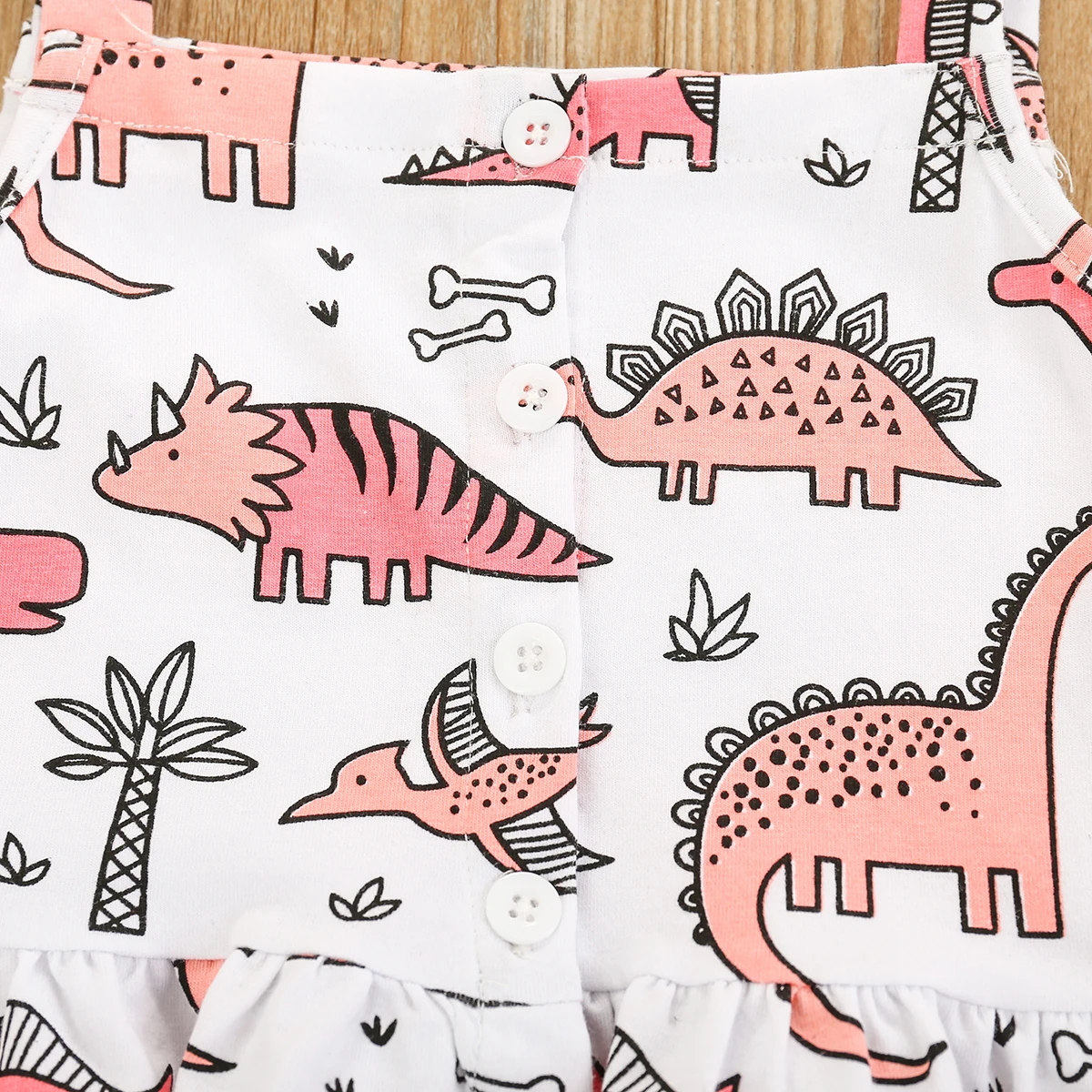 Комплект одежды для маленьких девочек из 3 предметов топ без рукавов с мультяшным