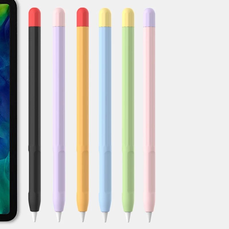 

Portable Silicone Grip Soft Case Holder Skin Pen Cover for iPad Pencil 1st Gen
