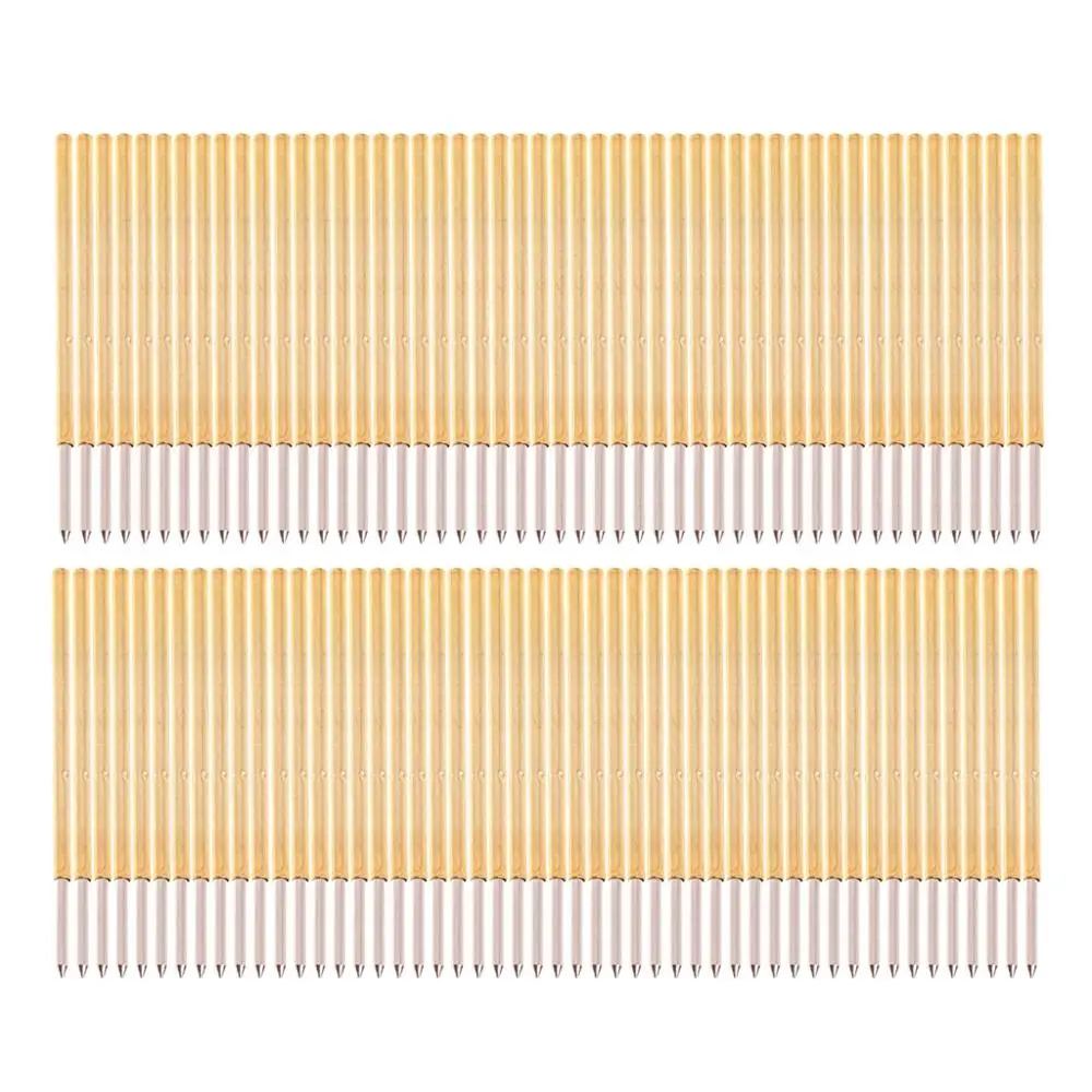 

100 Pcs Spring Test Probe Pogo Pin P100-B1 Dia 1.36mm Length 33.35mm