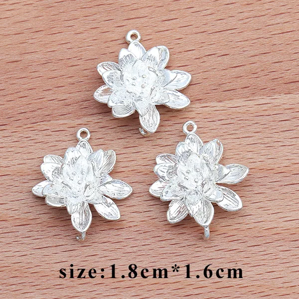 M33605 GUFEATHER M336, ювелирные аксессуары, 18k позолоченный, diy кулон, форма цветка, ручная работа, diy серьги, изготовление ювелирных изделий, 10 шт./партия - Цвет: M33605