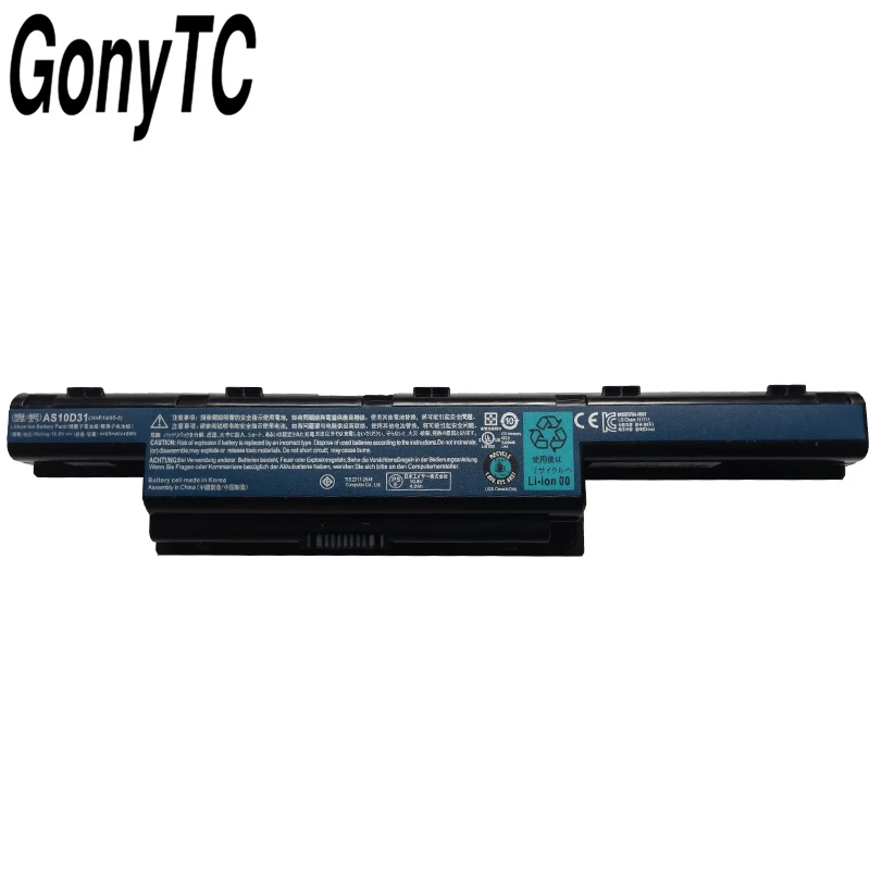 Оригинальный аккумулятор GONYTC AS10D31 для ноутбука Acer Aspire V3 5741 5742 5750 5551G 5560G 5741G 5750G