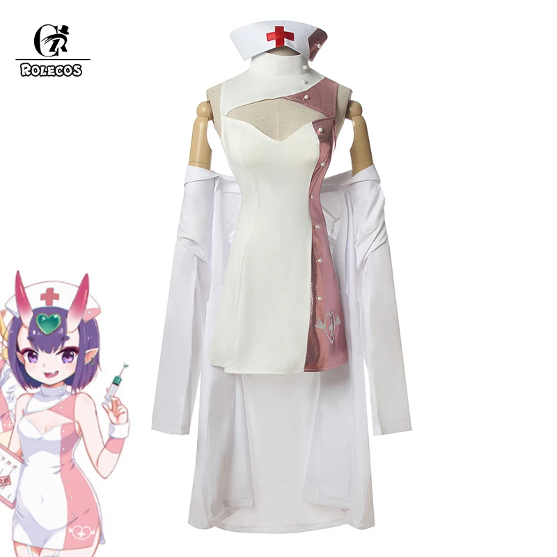 ROLECOS игры FGO Косплэй Ибараки Доджи Shuten Douji костюм медсестры платье сексуальный для