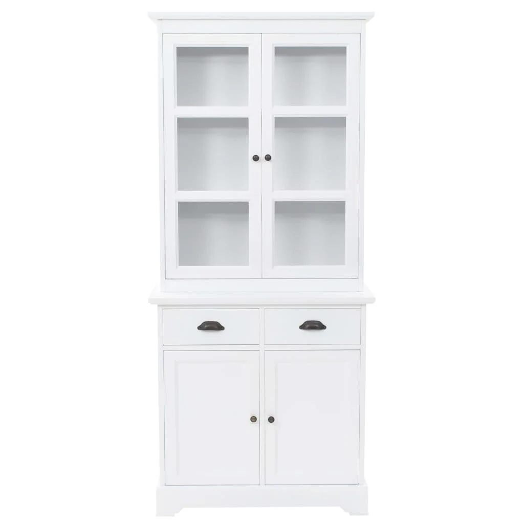 VIDAXL DIFFER with 4 doors MDF and pine wood 80 x 40 180 cm | Living Room Cabinets