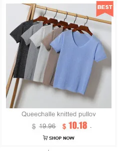 Queechalle, вязаный пуловер, женский, Повседневный, круглый вырез, однотонный, свободный, тонкий, свитер, женский, яркий, Шелковый, короткий рукав, женские топы