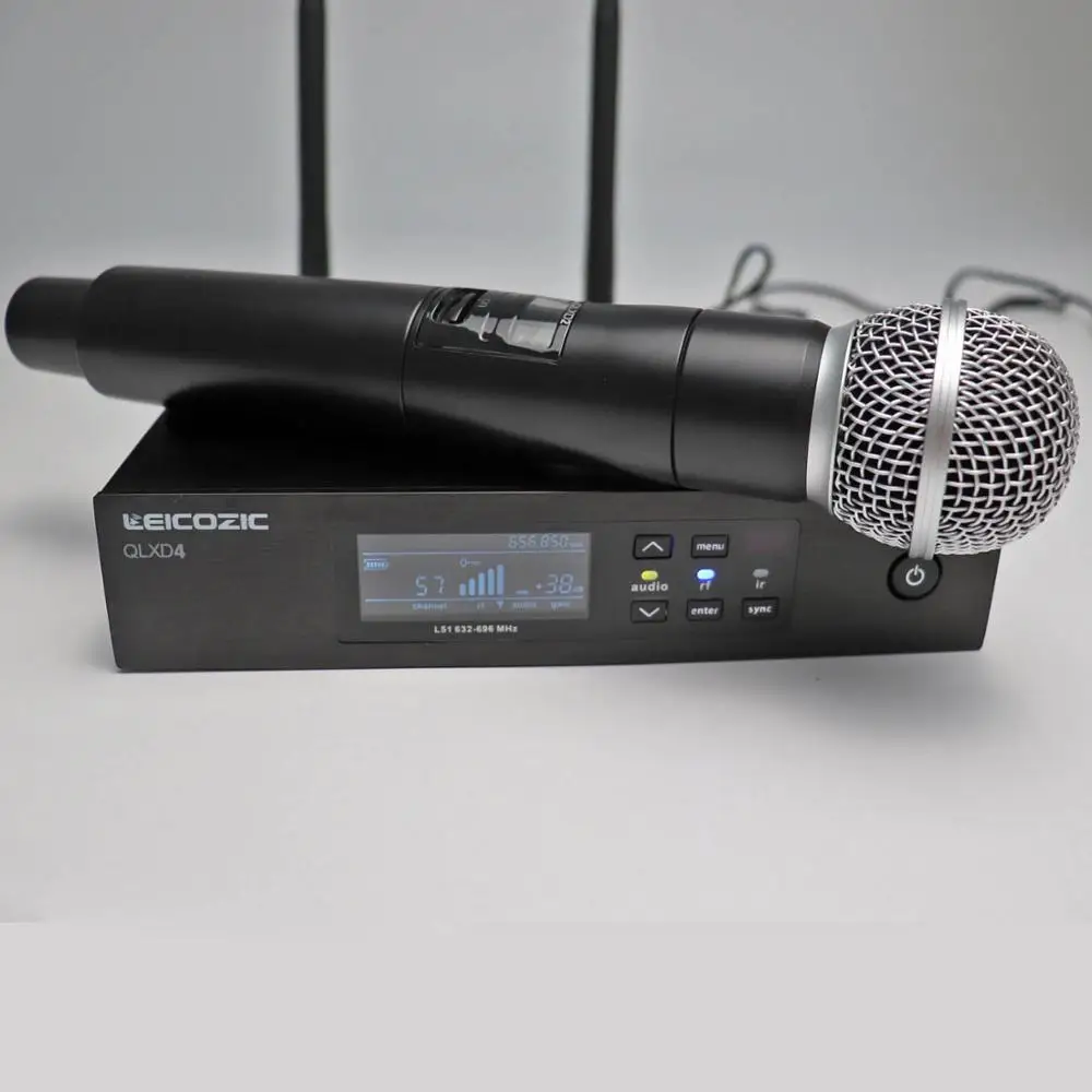 925-937Mhz Leicozic беспроводной микрофон QLXD4 QLDX4 QLXD2 профессиональный УВЧ цифровой беспроводной микрофон Система истинное разнообразие ручной микрофон - Цвет: 925-937Mhz