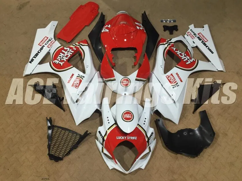

Injection Mold New ABS Fairings kit Fit For Suzuki GSXR1000 K7 2007 2008 GSXR-1000 07 08 Bodywork custom Red lucky
