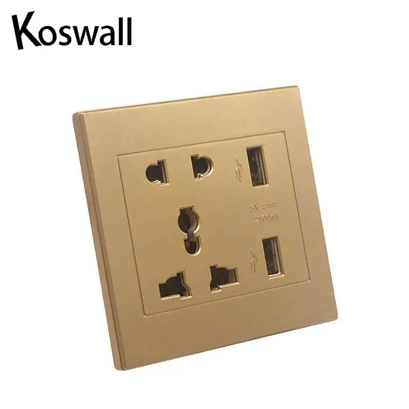 Universal Standard 2.1A USB Wall Socket Home Charger 2 Ports Outlet Power For Phone White/Black/Gold | Обустройство дома