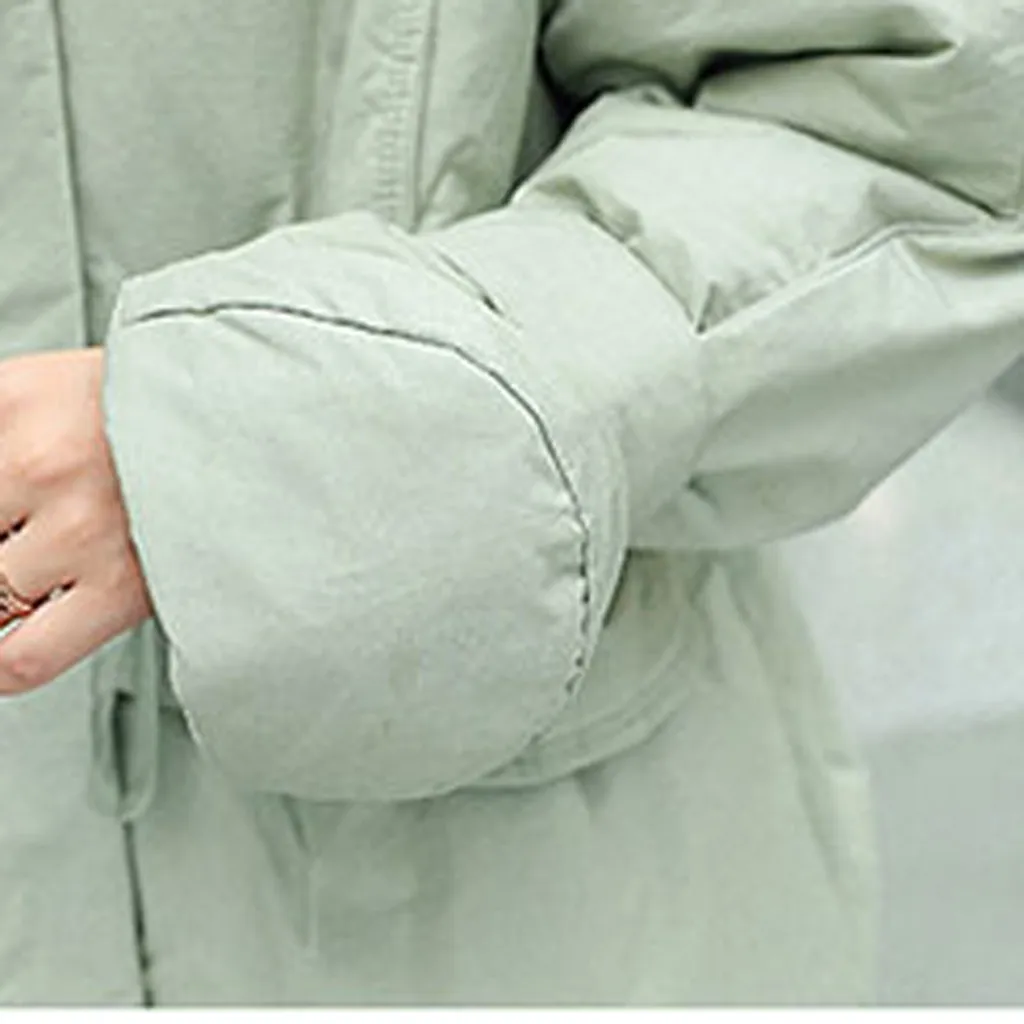 JAYCOSIN зимняя куртка парка Женская мода 2019 большой меховой воротник с капюшоном