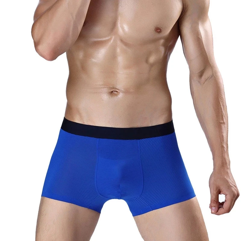 1 шт. бесшовные Для мужчин трусы-боксеры нижнее белье мужское трусы Homme