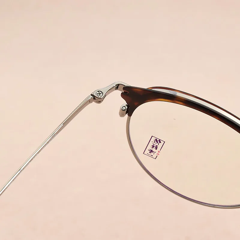 Модная брендовая оправа для очков Женская винтажная круглая мужские