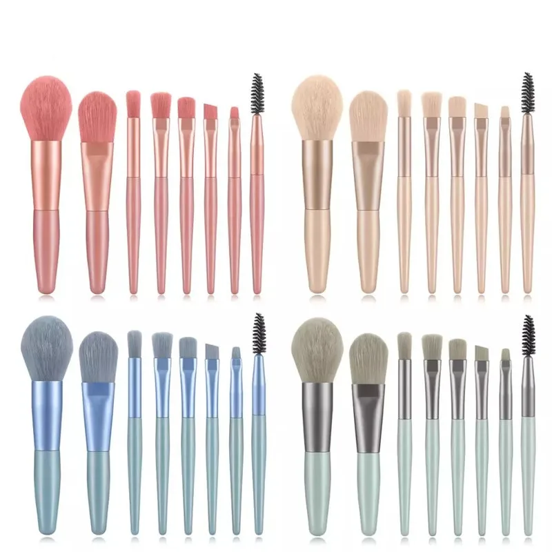 

8Pcs Makeup Brushes Set Cosmetic Powder Eye Shadow Foundation Blush Blending Beauty Tool Make Up Brush Maquiagem