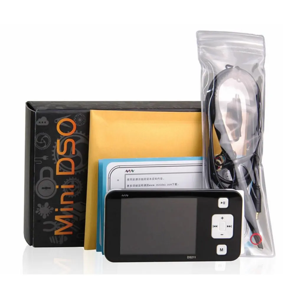 DS211 1-канальный портативный цифровой осциллограф измеритель USB 1 МГц Мини DSO