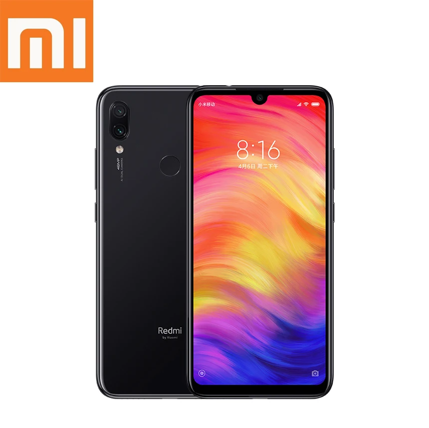 Смартфон Redmi Note 7 глобальной прошивки 4 Гб 64 ГБ Восьмиядерный процессор Snapdragon 660 4000